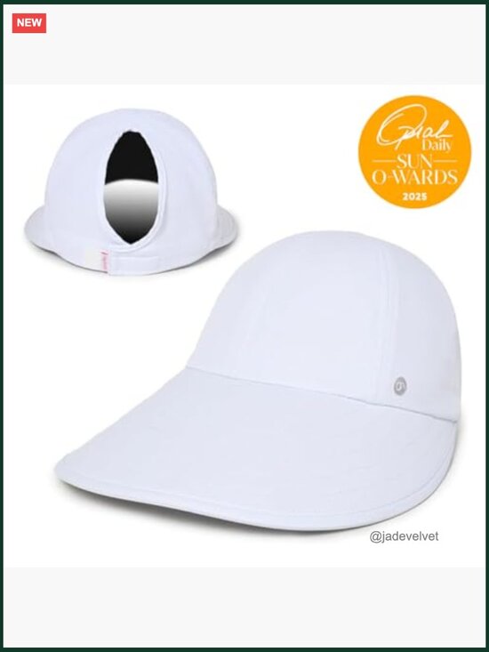 Wide Brim Ponytail Sun Hat UPF 50 Patented Design Adjustable main image 6